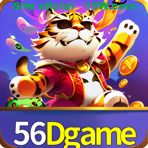 Imagem promocional da 56Dgame mostrando a plataforma e suas vantagens